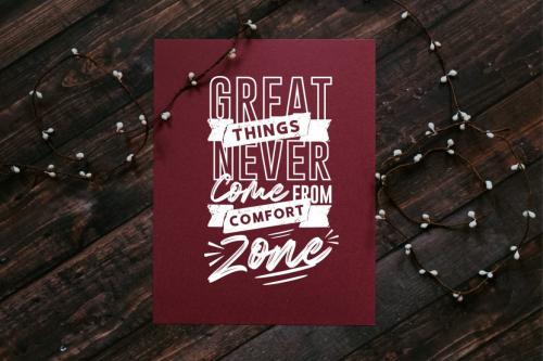 Deeezy - Motivational Quotes Typography Lettering Bundle