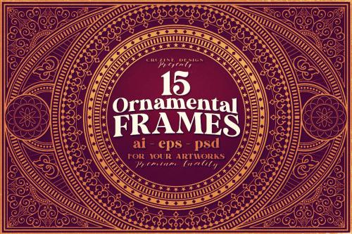 Deeezy - 15 Rectangle & Ornamental Frames