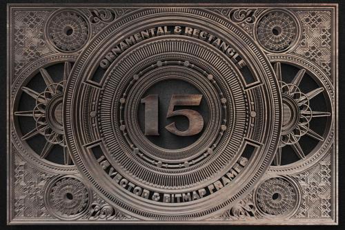 Deeezy - 15 Rectangle & Ornamental Frames