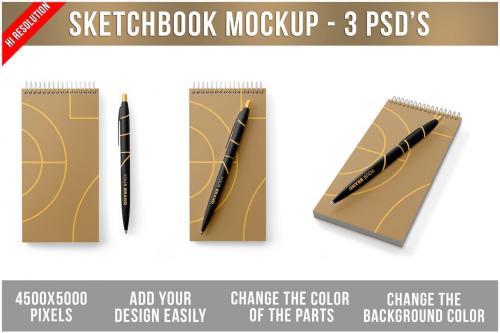 Sketchbook Mockup