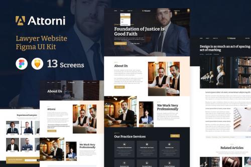 Lawyer Attorney Notary Law Firm Website Template