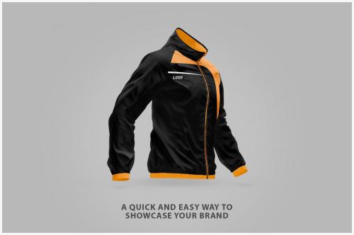 Jacket Sports Windbreaker Mockup