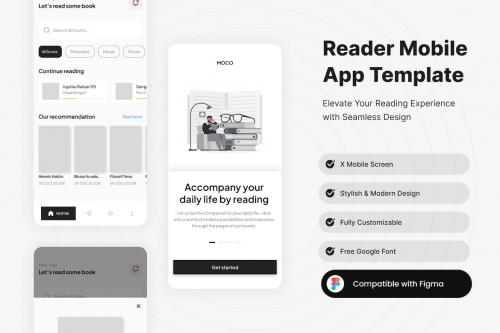 Reader Mobile App Template