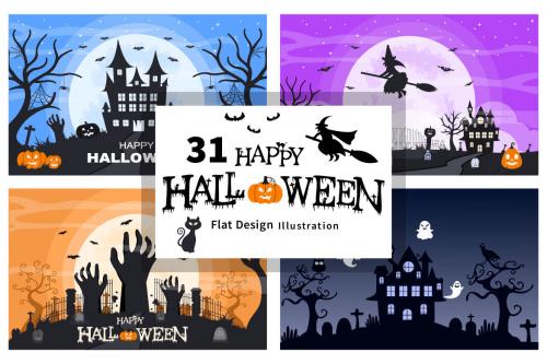Deeezy - 31 Halloween Night Party Illustration Deeezy - 31 Halloween Night Party Illustration