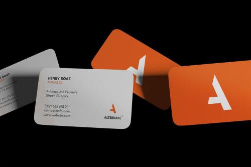 Business Card Design Mockup