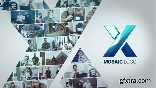 Videohive Mosaic Logo Reveal 49823772