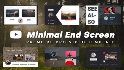 Minimal End Screens | Premiere Pro - 49696801