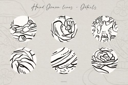 Deeezy - Muffins, Sweets and Roses Vector Illustrations