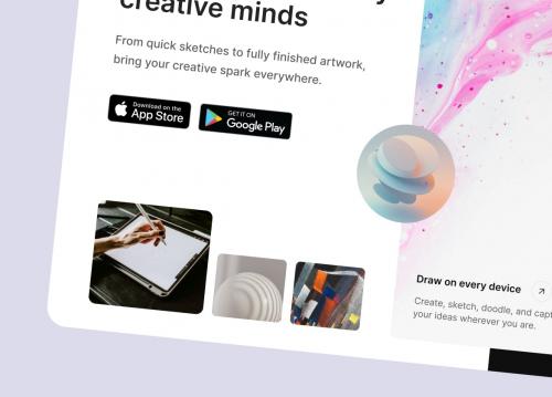 Modern Design Application Hero Web App