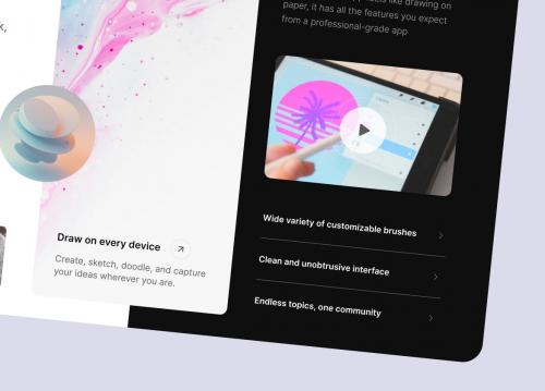 Modern Design Application Hero Web App