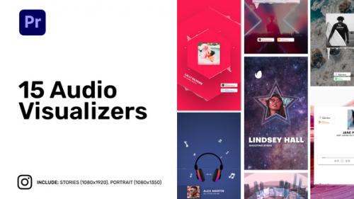Modern Instagram Audio Visualizers for Premiere Pro - 49719031