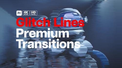 Premium Transitions Glitch Lines for Premiere Pro - 49724818
