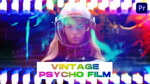 Vintage Psycho Film Transitions | Premiere Pro - 49730073