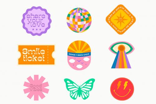 Deeezy - Retro Vibes 70's Clipart Deeezy - Retro Vibes 70's Clipart