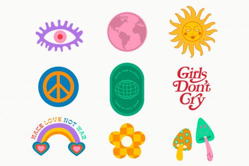 Deeezy - Retro Vibes 70's Clipart Deeezy - Retro Vibes 70's Clipart