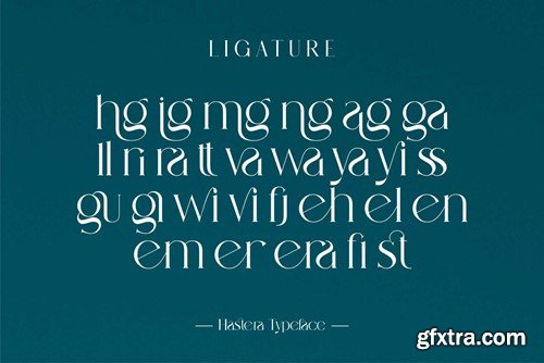 Hastera Modern Ligature Serif NY68FA3