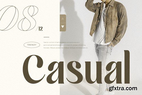 Glamour Lifestyle - Modern Classy Serif Font T3JKT3G