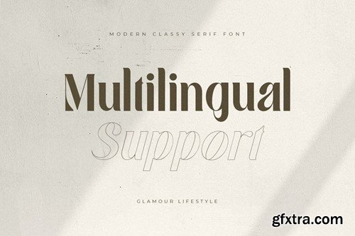 Glamour Lifestyle - Modern Classy Serif Font T3JKT3G