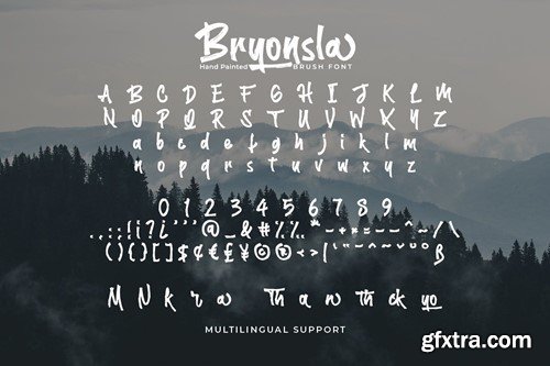 Bryonsla - Hand Painted Brush 9JJEA6F