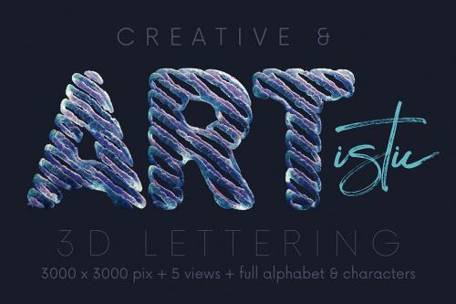 Deeezy - Alien DNA Science - 3D Lettering