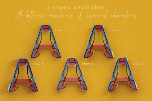 Deeezy - Geometrico - 3D Lettering Deeezy - Geometrico - 3D Lettering