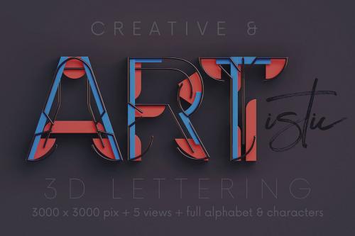 Deeezy - Geometrico - 3D Lettering Deeezy - Geometrico - 3D Lettering