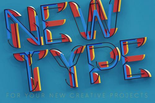 Deeezy - Geometrico - 3D Lettering Deeezy - Geometrico - 3D Lettering