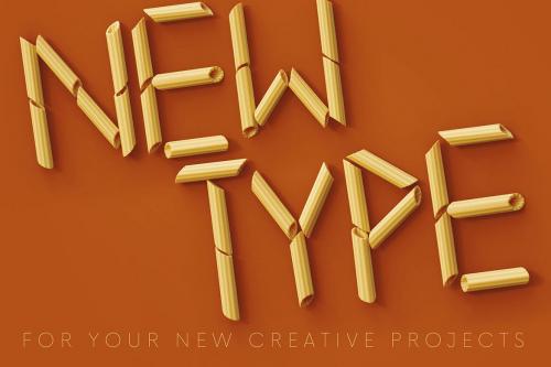 Deeezy - Penne Pasta - 3D Lettering Deeezy - Penne Pasta - 3D Lettering