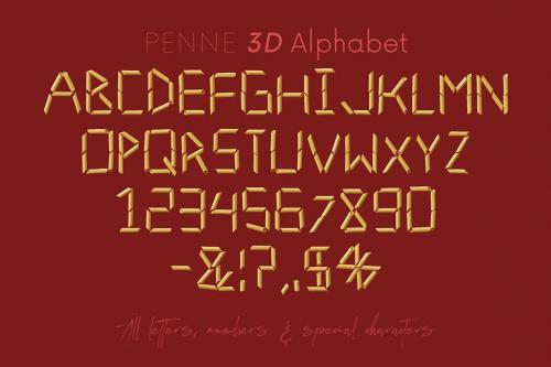 Deeezy - Penne Pasta - 3D Lettering