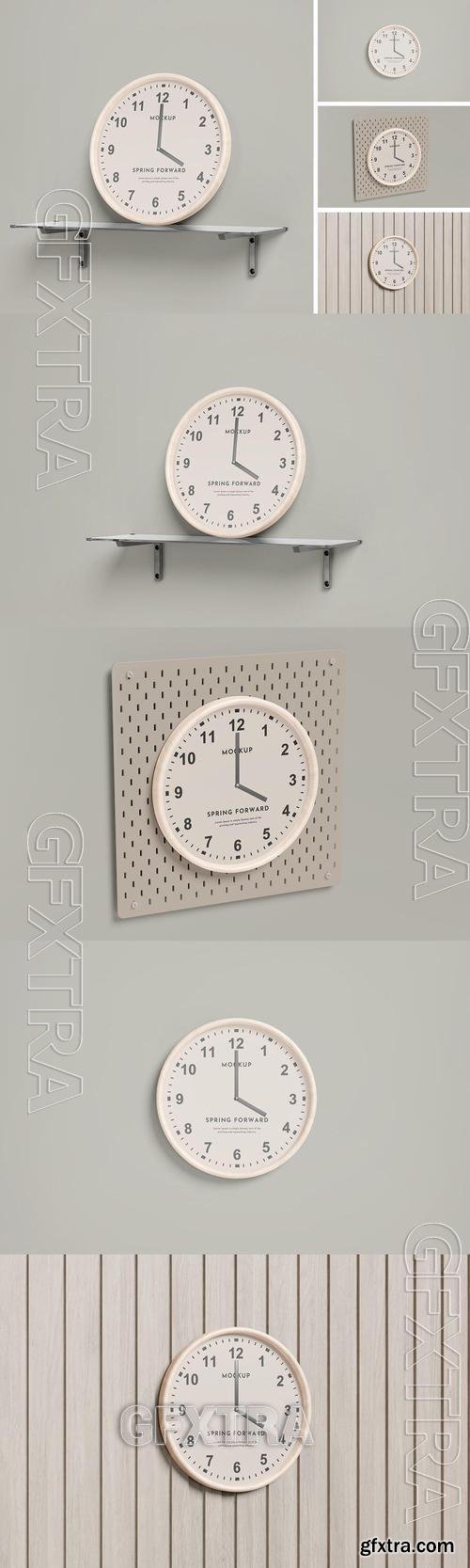 Wall Clock Mockup NB64Z8V