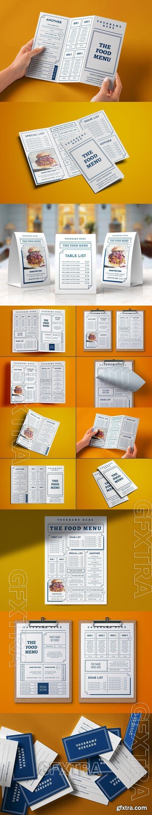 Boxes Food Menu Full Identity YSXFVE7
