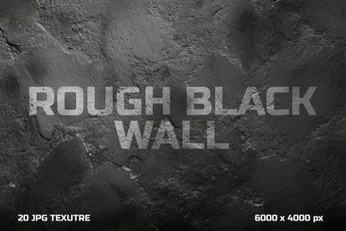 Rough Black Wall Texture Rough Black Wall Texture
