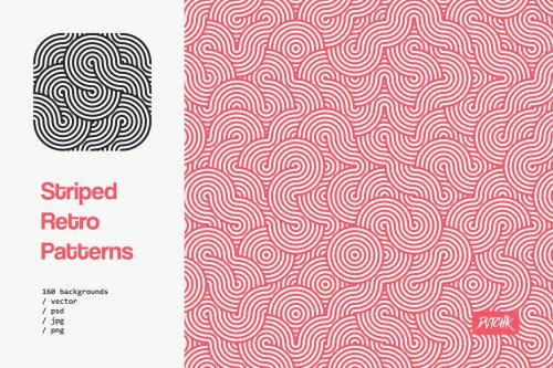 Striped Retro Patterns Striped Retro Patterns