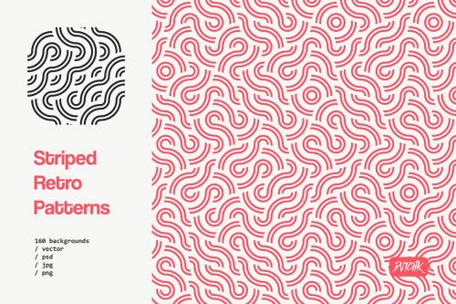 Striped Retro Patterns Striped Retro Patterns