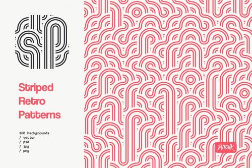 Striped Retro Patterns Striped Retro Patterns