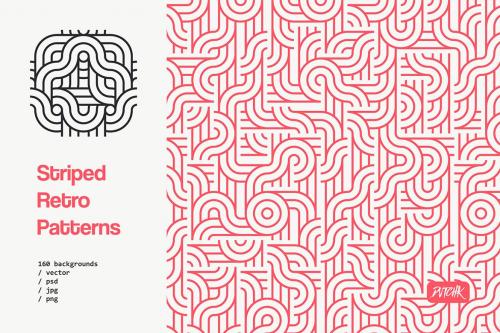 Striped Retro Patterns Striped Retro Patterns