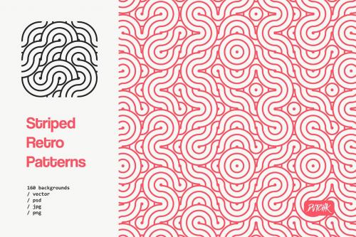 Striped Retro Patterns Striped Retro Patterns