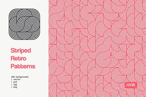 Striped Retro Patterns Striped Retro Patterns