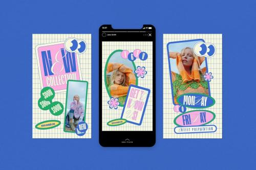 White Colorful Fashion Sale Instagram Booster