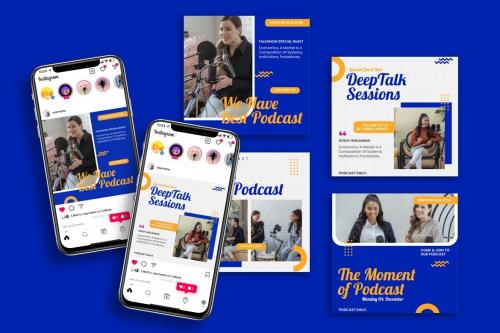 Betalk - Podcast Instagram Post Template