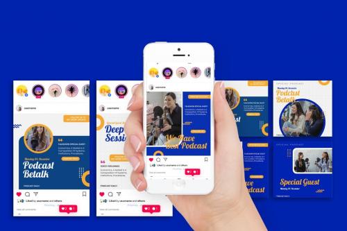 Betalk - Podcast Instagram Post Template