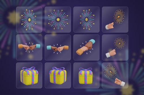 New Year Property - 3D Illustration