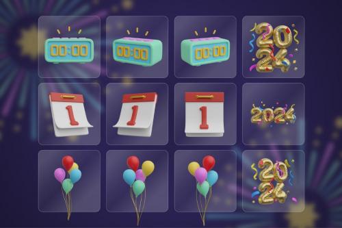 New Year Property - 3D Illustration