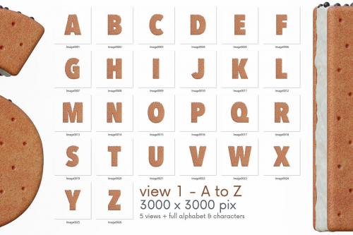 Deeezy - Ice Cream Sandwich - 3D Lettering