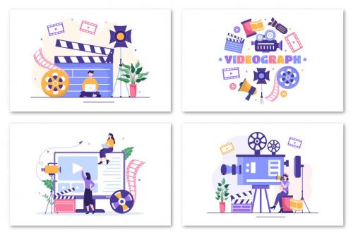 Deeezy - 8 Videographer Services Illustration