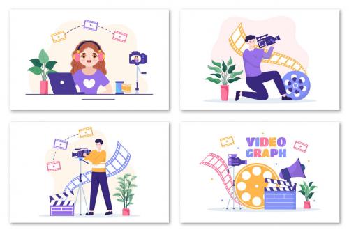 Deeezy - 8 Videographer Services Illustration