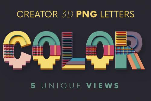 Deeezy - Colorful Art - 3D Lettering