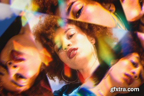 Rainbow Prism Lens Photo Effect YMQE8QT