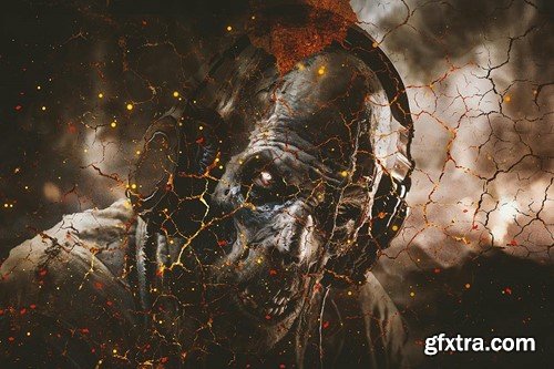 Burn Photo Effect D6Z9LJA Burn Photo Effect D6Z9LJA