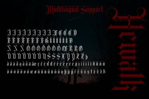 Deeezy - Hewalk - Blackletter Typeface Font Deeezy - Hewalk - Blackletter Typeface Font